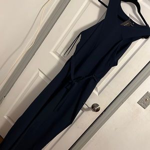 Navy Sleek Romper